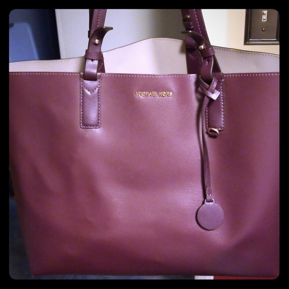 Authentic Michael Kors large reversible tote